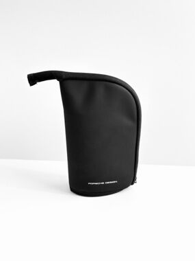 Porsche Design Amenity Kit Lufthansa Business Class Black Zip Bag NO CONTENTS